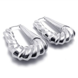 Pendientes De Titanio Con Forma De Tubo