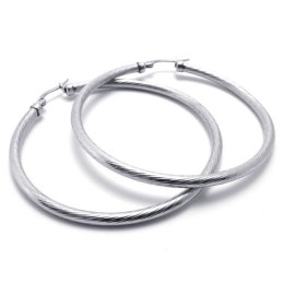 Pendientes De Titanio Con Forma De Anillo