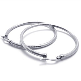 Pendientes De Titanio Con Forma De Anillo