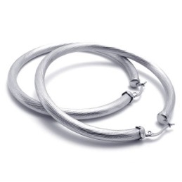 Pendientes De Titanio Con Forma De Anillo