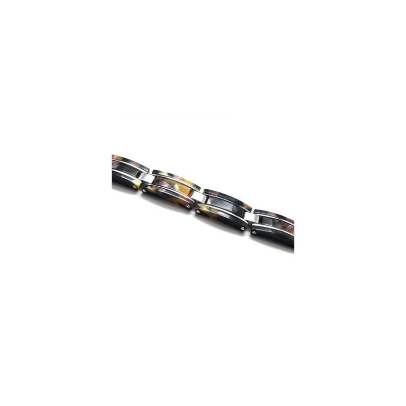Pulsera De Caucho De Titanio Puro Con Dijes Para Hombre Y Niño