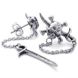 Pendientes De Titanio Con Forma De Espada