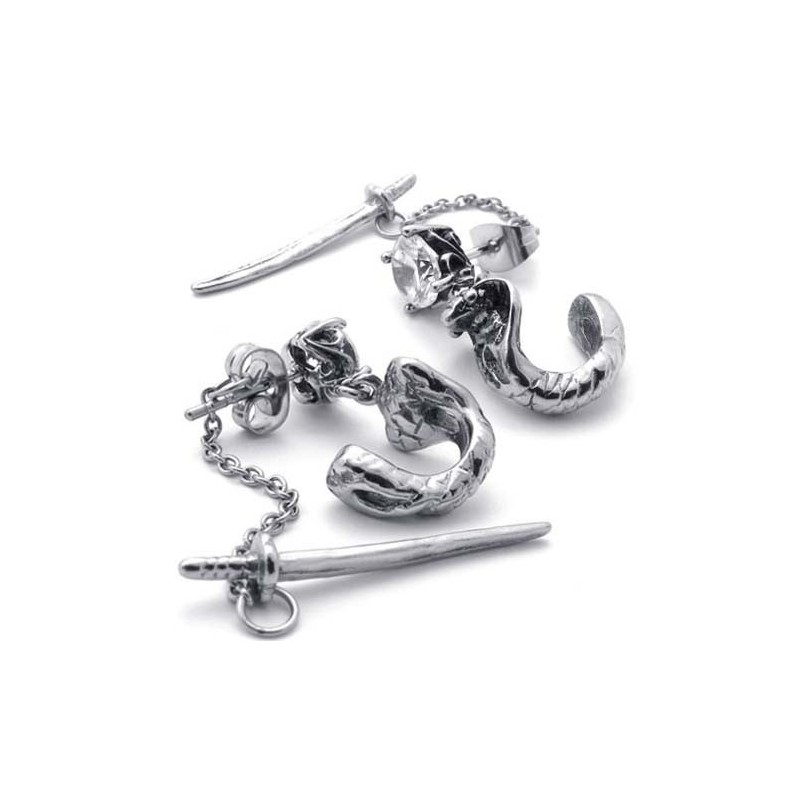 Pendientes De Titanio Con Forma De Espada Pendientes De Titanio Con Forma De Espada