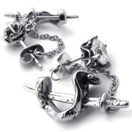 Pendientes De Titanio Con Forma De Espada
