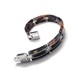 Pulsera De Caucho De Titanio Puro Con Dijes Para Hombre Y Niño