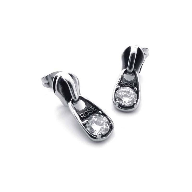 Pendientes De Titanio Y Diamantes