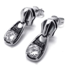 Pendientes De Titanio Y Diamantes