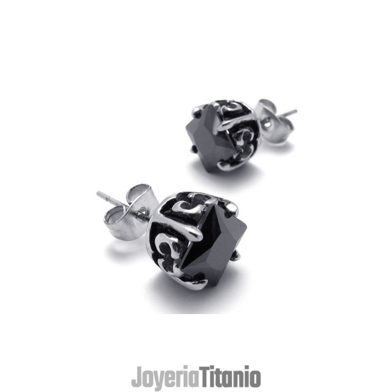 Pendientes De Titanio Y Diamantes Pendientes De Titanio Y Diamantes