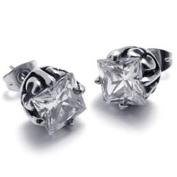 Pendientes De Titanio Y Diamantes