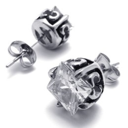 Pendientes De Titanio Y Diamantes