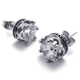 Pendientes De Titanio Y Diamantes