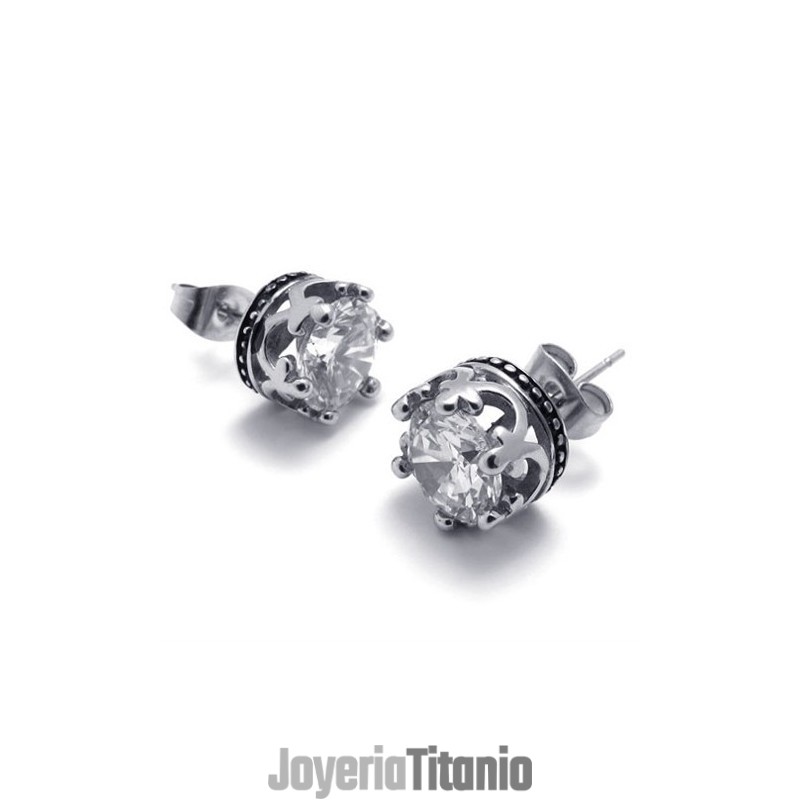 Pendientes De Titanio Y Diamantes