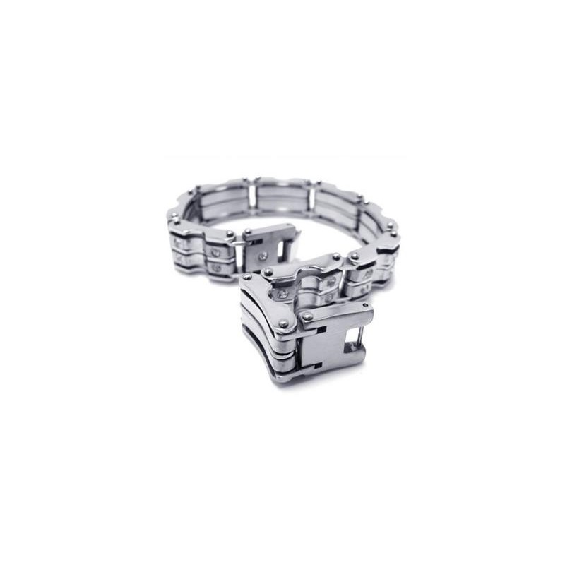 Pulsera De Titanio Puro Con Dije De Plata Para Hombre Y Niño Pulsera De Titanio Puro Con Dije De Plata Para Hombre Y Niño