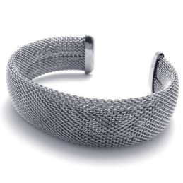 Pulsera Grande De Titanio Cables