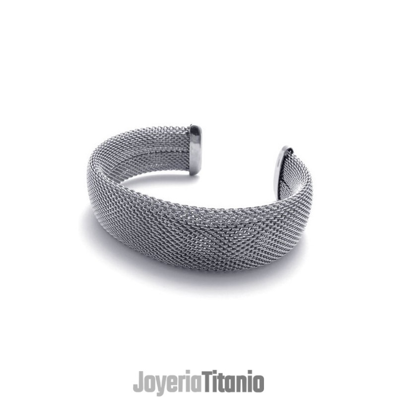 Pulsera Grande De Titanio Cables Pulsera Grande De Titanio Cables