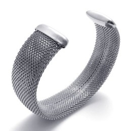 Pulsera Grande De Titanio Cables
