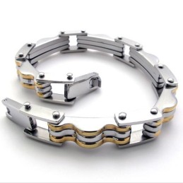 Pulsera De Titanio Para Amantes De 9,1 Pulgadas