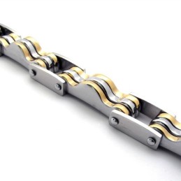 Pulsera De Titanio Para Amantes De 9,1 Pulgadas