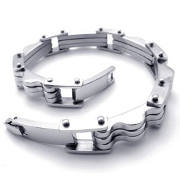 Pulsera De Titanio Para Amantes De 9,1 Pulgadas