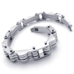 Pulsera De Titanio Para Amantes De 9,1 Pulgadas