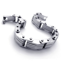 Pulsera De Titanio De 7,9 Pulgadas Para Hombre