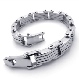 Pulsera De Titanio De 7,9 Pulgadas Para Hombre