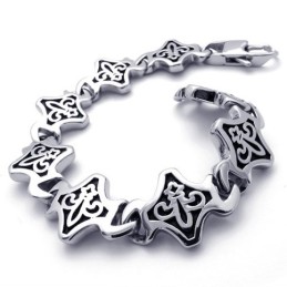 Pulsera De Titanio Retro De 8,7 Pulgadas