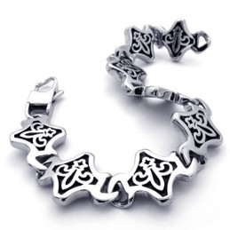 Pulsera De Titanio Retro De 8,7 Pulgadas