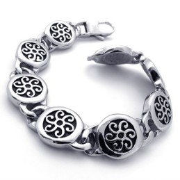 Pulsera De Titanio Retro De 8,7 Pulgadas
