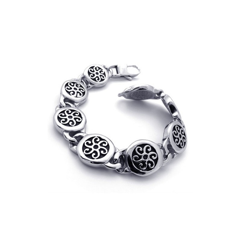 Pulsera De Titanio Retro De 8,7 Pulgadas