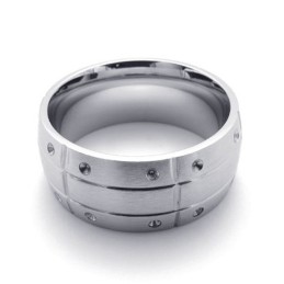 Anillo De Titanio Pulido