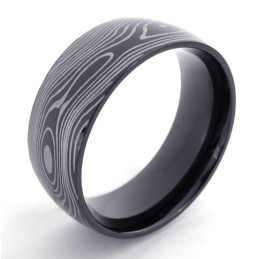 Anillo De Titanio Negro