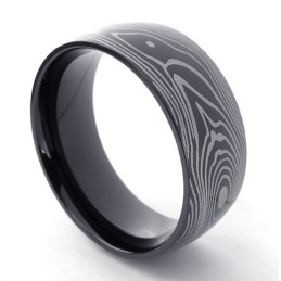 Anillo De Titanio Negro