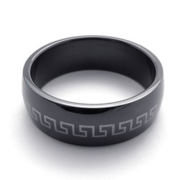 Anillo De Titanio Negro
