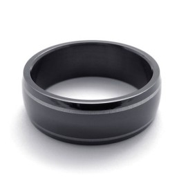 Anillo De Titanio Negro