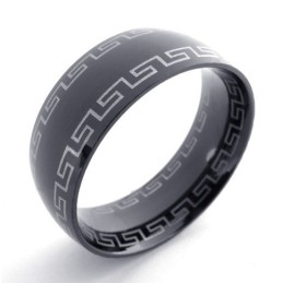 Anillo De Titanio Negro