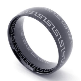 Anillo De Titanio Negro