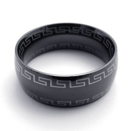Anillo De Titanio Negro