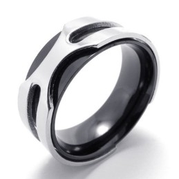 Anillo De Titanio Negro