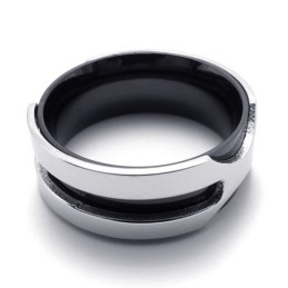 Anillo De Titanio Negro