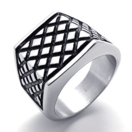 Anillo De Titanio Vintage