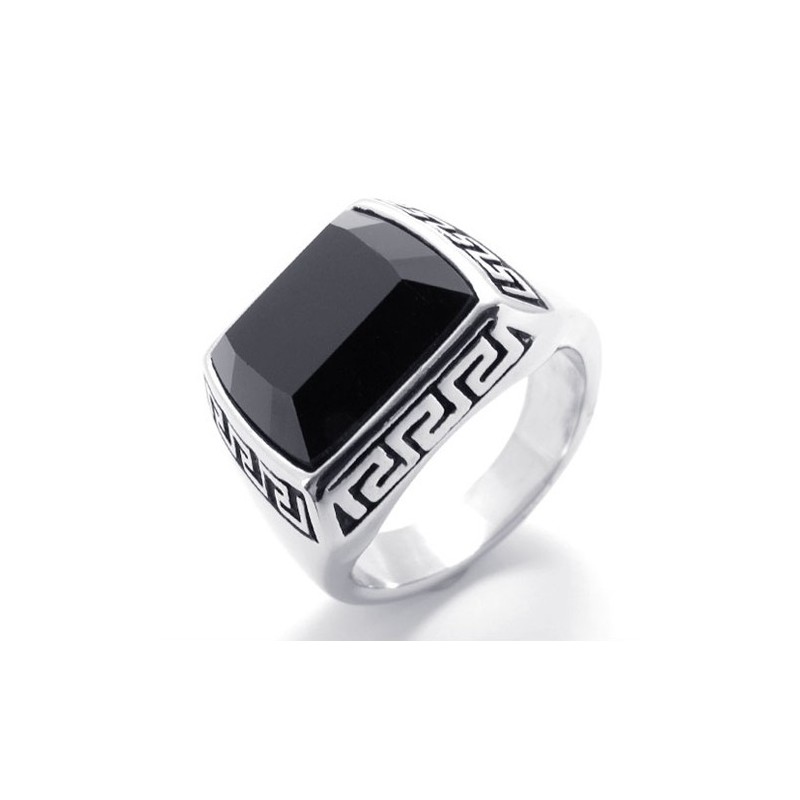 Anillo De Titanio Con Gemas Anillo De Titanio Con Gemas