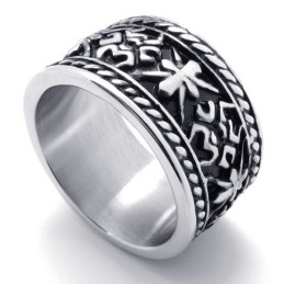 Anillo De Titanio Vintage