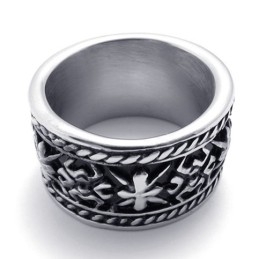 Anillo De Titanio Vintage
