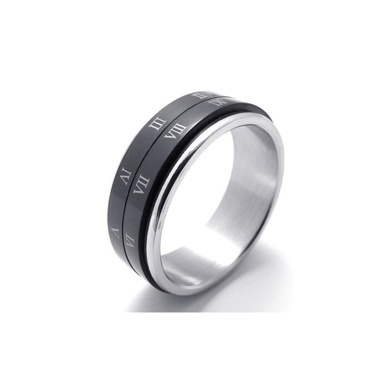 Anillo De Titanio Negro
