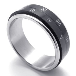 Anillo De Titanio Negro