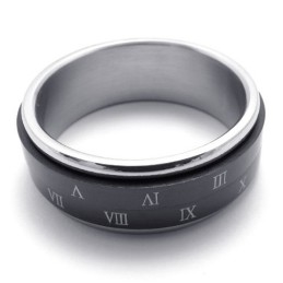 Anillo De Titanio Negro