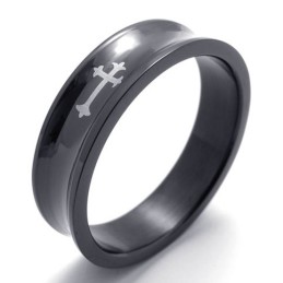 Anillo De Titanio Negro
