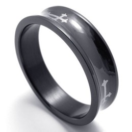 Anillo De Titanio Negro