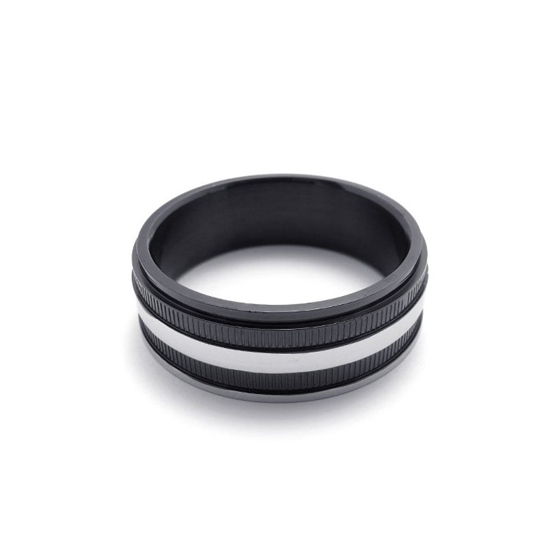 Anillo De Titanio Negro